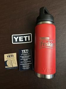 Yeti Rambler 26oz Flasche Red Purina Friskies Limited Edition mit Chug Cap Neu - Bild 1 von 6