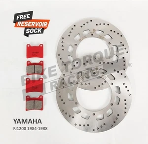 Discos y pastillas delanteras Brembo Serie Oro para Yamaha FJ1200 1984-1988 - Imagen 1 de 1