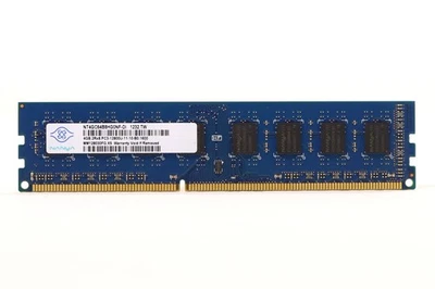 Nanya 4GB 2Rx8 PC3-12800U-11-10-B0.1600 Non-ECC Unbuffered RAM NT4GC64B8HG0NF-DI - Image 1 of 2