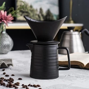 Übergieß-Kaffeemaschinen-Set, , manuelle Brühmaschine, Kaffee-Servierkanne, - Picture 1 of 7