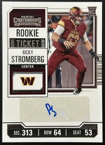 2023 Panini Contenders #165 Ricky Stromberg ROOKIE TICKET AUTO - Bild 1 von 2