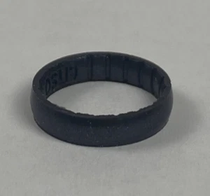 Anillos Enso Elementos Delgados Anillo Silicona Talla 5 Negro Perla Hecho en EE. UU. Ligero - Imagen 1 de 2