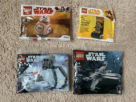 LEGO STAR WARS Polybag LOT x4 40288, 30654, 30495 And 40300 New In Sealed Bag