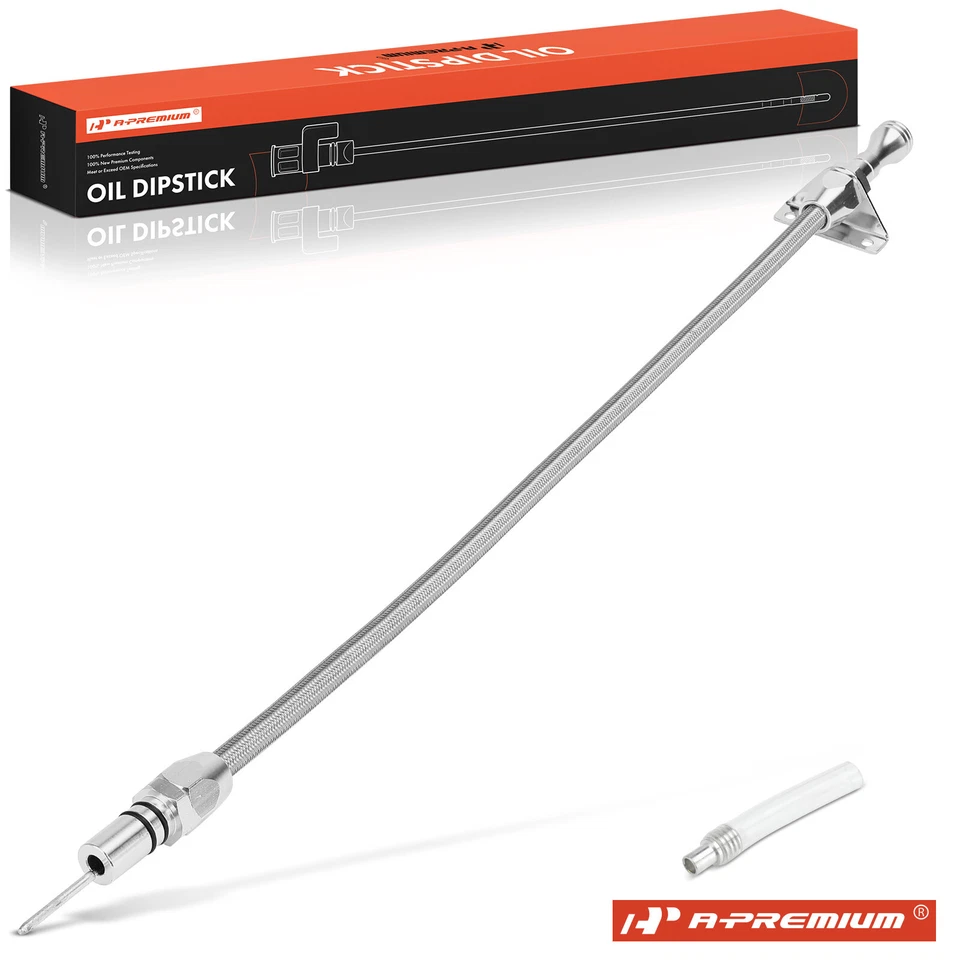 A-Premium Flex Braided Transmission Fluid Dipstick Firewall Mount for Chevrolet - Image 1 of 4