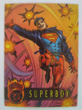 SUPERBOY / DC Comics Outburst Firepower (1996) BASE Trading Card #19