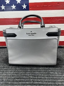 Bolso de Mano Kate Spade Staci Colorblock Mediano Nimbus Gris Gris - Imagen 1 de 12