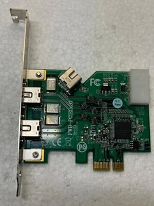 3-Port Firewire800 FWB-PCIE1x20 Firewire PCIe Adapter Card - Picture 1 of 5