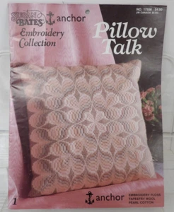 Pillow Talk Susan Bates Embroidery Collection #17556 ©1986 Susan Bates Inc - Picture 1 of 6