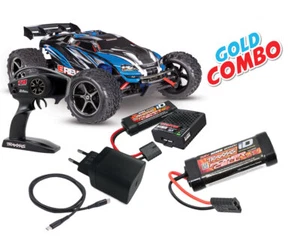 Traxxas E-Revo 1:16 blau RTR Brushed Gold Combo TRX71054-8-BLUE-GOLD-COMBO  - Bild 1 von 5