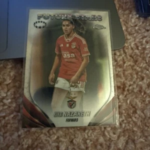 Kika Nazareth 2023 Topps Chrome UEFA Womens Champions League #96 SL Benfica - Picture 1 of 2