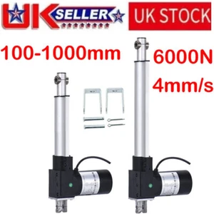 DC 12V 6000N 1320lbs Heavy Duty Linear Actuator Long Stroke 100MM 600MM 1000MM - Picture 1 of 30