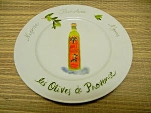 Olive Oil Decorative Plate, Collectable 7 1/2 inch French - Picture 1 of 3