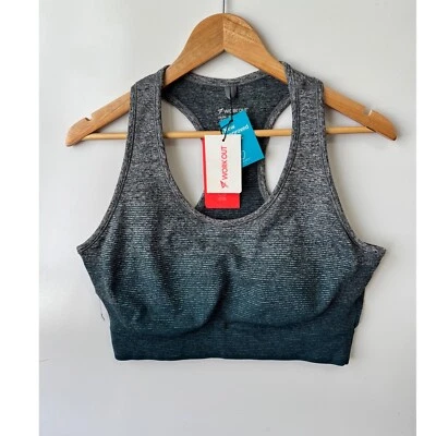 Sujetador deportivo WORKOUT Ombre espalda deportiva soporte medio ropa deportiva 14-16 Foto 1 de 4