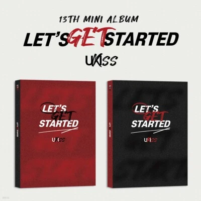 U-Kiss 13th Mini Album [LET’S GET STARTED] 2Ver SET CD+84p Book+3p Card+F.Poster - Image 1 of 4