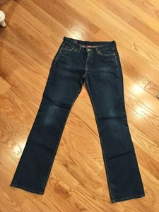 Lucky Brand Jeans Size 4/27 Womens Jean Low Rise Blue  - Picture 1 of 10