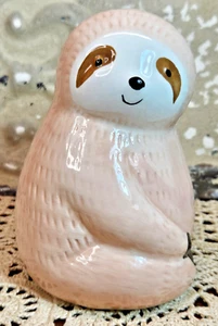 Entzückendes Keramik Faultier Münzbank Sparschwein mit Stopfen 5" - Bild 1 von 9