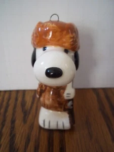 Vintage Snoopy Ornament Collectible DANIEL BOONE 3" - Picture 1 of 3