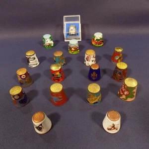 Colección Dedal de 18, Esmalte y Estaño - Imagen 1 de 7