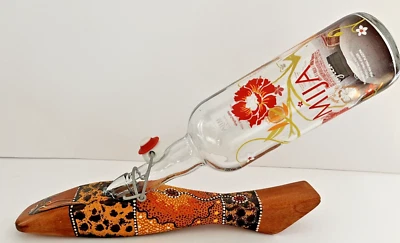 澳大利亚瓶架手绘葡萄酒桌面艺术家制作签名瓦尔多 — 第 1/4 张图片