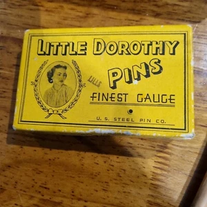 Vintage Box of Dressmaking pins - Fine Gauge - Picture 1 of 4