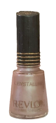 Original Revlon Crystallin Nail Enamel Polish #60 ICED MOCHA Discontinued RARE - Image 1 of 3