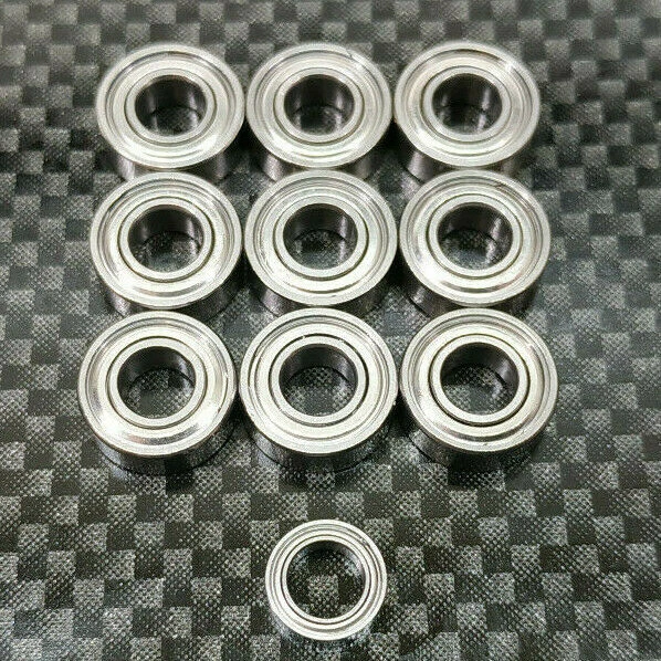 RACERS PARADISE TUNING KUGELLAGERSATZ FÜR TAMIYA GRASSHOPPER 1 & 2 MODELLE - 10 STAHL LAGER