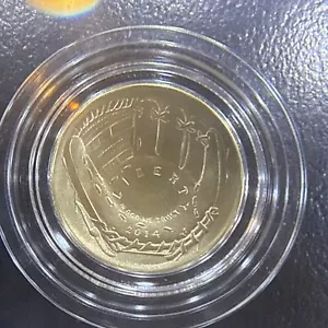 2014 National Baseball Hall Of Fame Uncirculated $5 Gold Coin B32 Rare! Not B31 - Picture 1 of 11