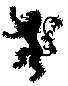 Adesivo auto decalcomania vinile camion laptop - Game Of Thrones House Lannister - Foto 1 di 2