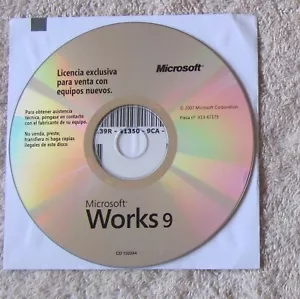 *NEW & SEALED* Microsoft Works 9 - Spanish/English Version - Picture 1 of 2