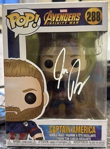 Marvel Funko pop! Captain America #288 Avengers Infinity War Signed By JOE RUSSO - Picture 1 of 7