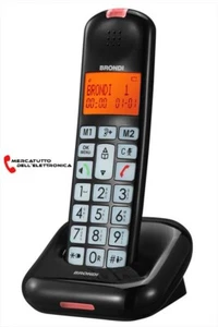 Telefono Cordless Brondi Bravo Moon Vivavoce Rubrica Tasti Grandi Illuminati - Foto 1 di 2