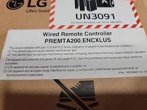 LG Deluxe Wired Remote Controller - PREMTA200.ENCXLUS - Picture 1 of 3
