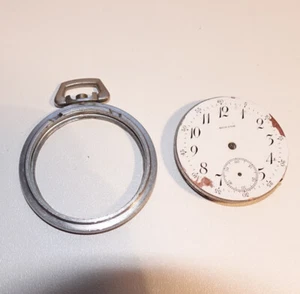 Antique Hudson Watch Co Pocket Watch Movement 11 Jewels Parts/repair - Picture 1 of 8