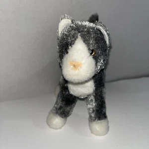 Douglas Kitty Cat Cuddle Toys Gray Plush 6” Stuffed Animal Cute Soft Clean - Picture 1 of 8