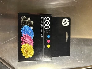HP 936 4er-Pack Tintenpatronen mit Standardkapazität - Schwarz/Cyan/Magenta/Gelb 12/26 - Bild 1 von 2