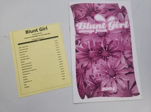 Blunt Girl Streetwear Skateboard Vintage 2004 Dealer Catalog Flawless Condition - Picture 1 of 5