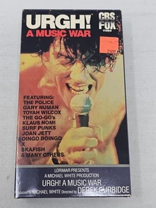 URGH A MUSIC WAR- VHS New Wave The Police Gary Numan CBS Fox 1985 Pre-owned - Picture 1 of 8