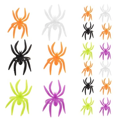  120 Pcs Halloween Party Decorations Spider Rings Cupcake Toppers - Image 1 of 4