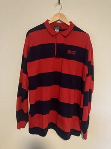 Vintage Microsoft Windows Tech Rugby Shirt 2XL Pullover 90s promo USA apple - Picture 1 of 6