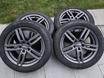 4 Alufelgen Carmani 17 Zoll  mit Winterreifen 225/50 R17 98V - Bild 1 von 4