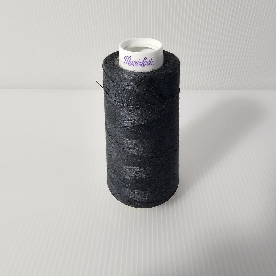 Maxilock Serger Thread Graphite Polyester Overlock Sewing - Image 1 of 3