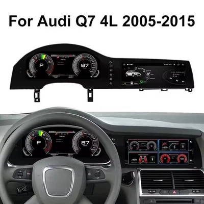 For Audi Q7 4L 2005-15 Digital screen Carplay Speed Dash Cluster Virtual Cockpit - Imagem 1 de 4