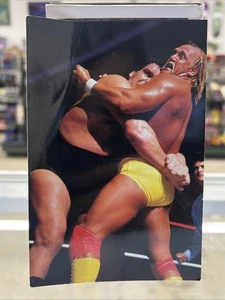 1999 HULK HOGAN VS Andre WWF WRESTLE MANIA PHOTOCARD 4x6" #7 - Picture 1 of 2