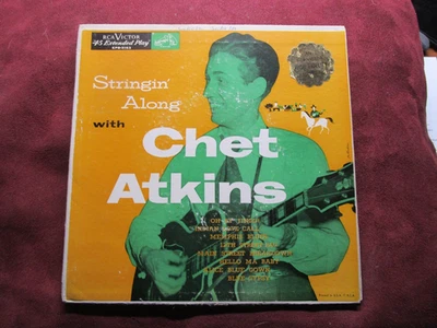 Chet Atkins, Stringin' Along With Chet   EP PICTURE SLEEVE ONLY - Image 1 of 2