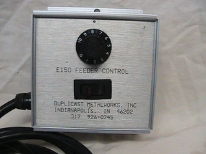 1 USED DUPLICAST METALWORKS VIBRATORY CONTROLLER E150 15A 115VAC - Picture 1 of 2