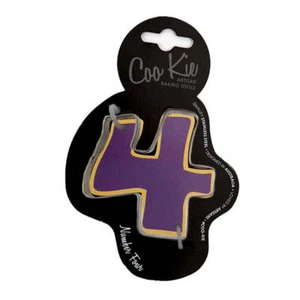 Coo Kie Number 4 Stainless Steel Cookie Cutter - Picture 1 of 1