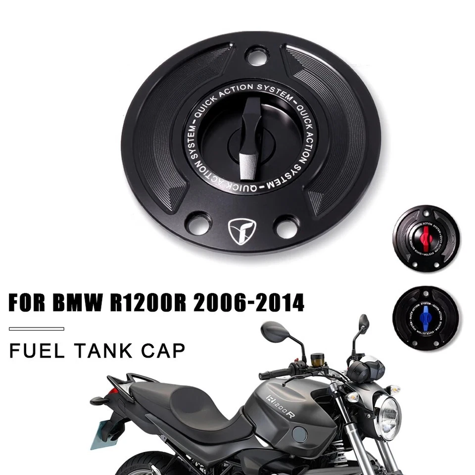 Gas Tank Cap Fuel Tank Cover CNC For BMW R1200GS 2010-2012 R1200R 2006-2014 - Image 1 of 4