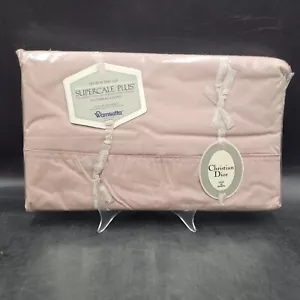Christian Dior Wamsutta Supercale Plus 200 Thread Count Pink Full Flat Sheet - Picture 1 of 5