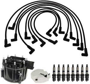 ACDelco Ignition Kit Distributor Rotor Cap Wire Spark Plugs For GMC P35 V8 7.4