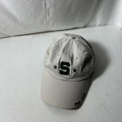 The Game Michigan State Spartans Adjustable Strap Tan Khaki Hat - Image 1 of 4